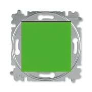 Рамка 2 поста цвет зелёный / дымчатый чёрный