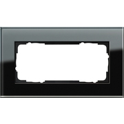 Рамка Glass C 1,5 поста в черном цвете