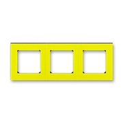 Розетка радио (R), телевизионная (TV) оконечная двойная цвет желтый