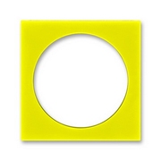 Накладка двухклавишная цвет желтый