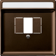 Накладка радио (R), спутниковая (SAT), телевизионная (TV) одиночная, оконечная, проходная двойная, тройная цвет коричневый