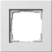 Рамка 2 поста для установки заподлицо с блоком в белом глянцевом цвете