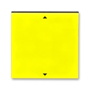 Выключатель двухклавишный двухклавишный цвет жёлтый / дымчатый чёрный