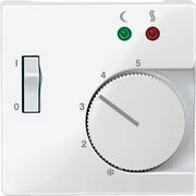Выключатель / переключатель с рамкой одноклавишный без подсветки полярно-белого цвета