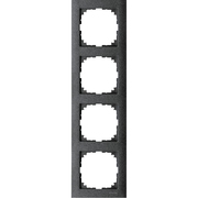 Клавиши двухклавишный с подсветкой и индикацией цвета антрацит