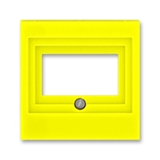 Розетка компьютерная RJ45 Cat.5e (UTP) двойная цвет желтый
