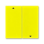 Накладка компьютерная RJ45 Cat.5e (UTP), RJ45 Cat.6 (UTP) двойная цвет желтый