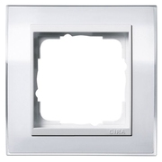 Рамка Opaque 2 поста в белом матовом цвете