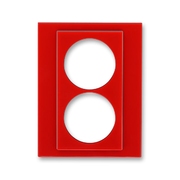 Накладка радио (R), спутниковая (SAT), телевизионная (TV) одиночная, оконечная, проходная двойная, тройная цвет красный