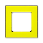 Рамка 4 поста цвет жёлтый / дымчатый чёрный