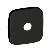 Накладка радио (R), телевизионная (TV) одиночная двойная цвет матовый черный