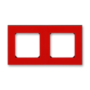 Розетка USB двойная цвет красный