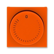 Кнопка с Н.О. контактом одноклавишная цвет оранжевый / дымчатый чёрный