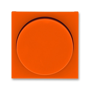 Накладка на диммер цвет оранжевый / дымчатый чёрный