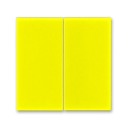 Накладка двойная, одинарная цвет желтый