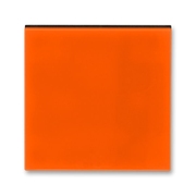 Переключатель одноклавишный цвет оранжевый / дымчатый чёрный