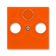 Розетка USB двойная цвет оранжевый
