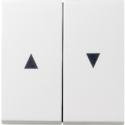 Кнопка с Н.О. контактом одноклавишная цвет белый глянцевый
