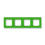 Розетка USB двойная цвет зеленый