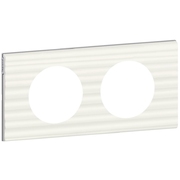 Лицевая панель одинарная Jack 3.5 мм цвет белый