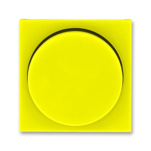 Накладка на диммер цвет жёлтый / дымчатый чёрный