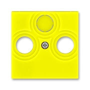 Розетка USB двойная цвет желтый