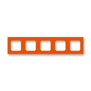 Кнопка с Н.О. контактом одноклавишная цвет оранжевый / дымчатый чёрный