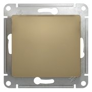 Розетка IP 44 с рамкой одинарная в титановом цвете