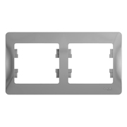 Розетка USB двойная цвет алюминий