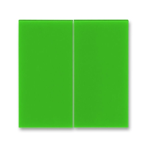 Накладка двухклавишная цвет зеленый